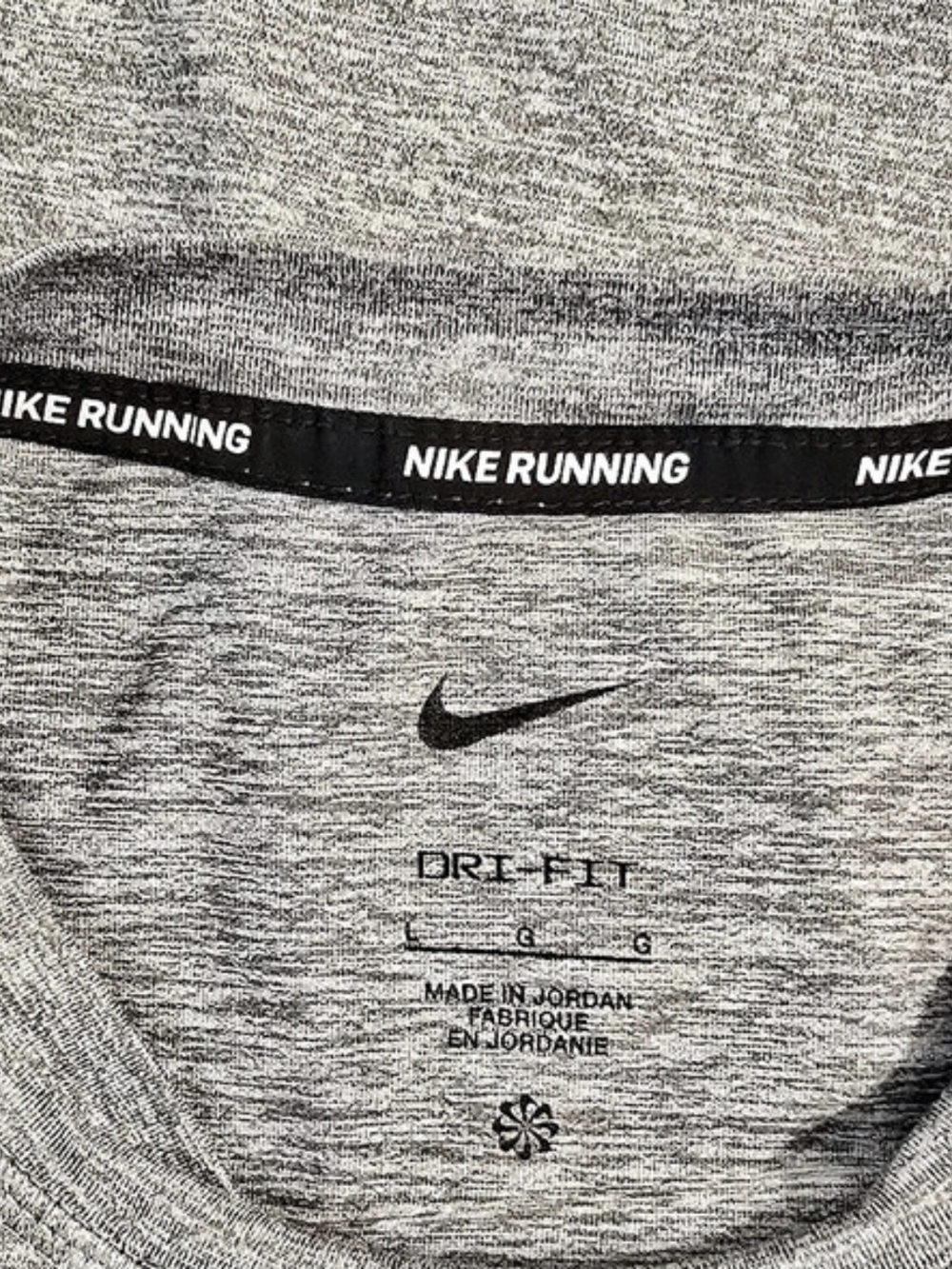 Nike FSU Track & Field Dri-Fit Heather Gray Long Sleeve Shirt L - Picture 3 of 8